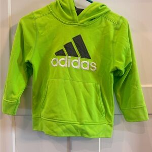 Adidas Kids Bright Green Hoodie